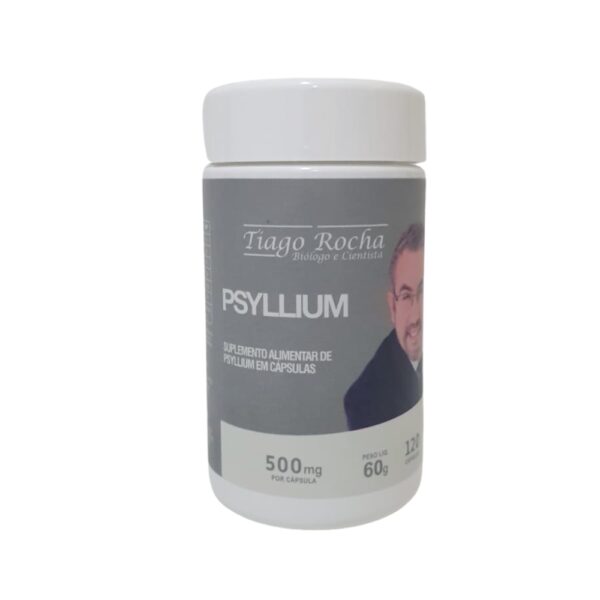 Emagrecedor PSYLLIUM Tiago Rocha 120 cápsulas 500 mg