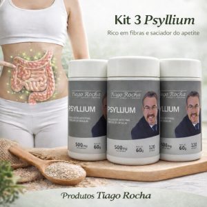 KiT3 Saciador de apetite Psyllium 360 cápsulas