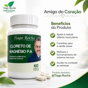 Cloreto Magnésio PA 60 Cápsulas