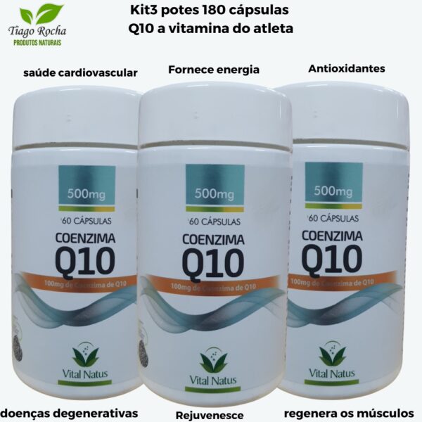 bKiT3 Coenzima Q10 com 180 cápsulas