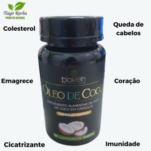 Imunidade Óleo de coco 60 Cápsulas 1340 mg