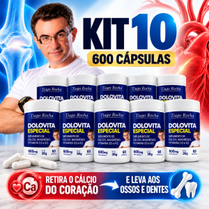 Kit10 Dolovita Especial Tiago Rocha coração sem calcificação