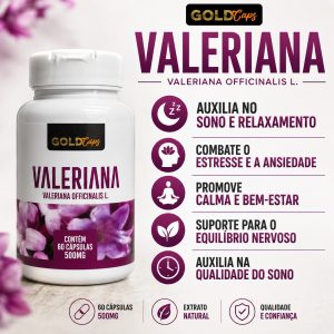 Calmante VALERIANA 60 Cápsulas