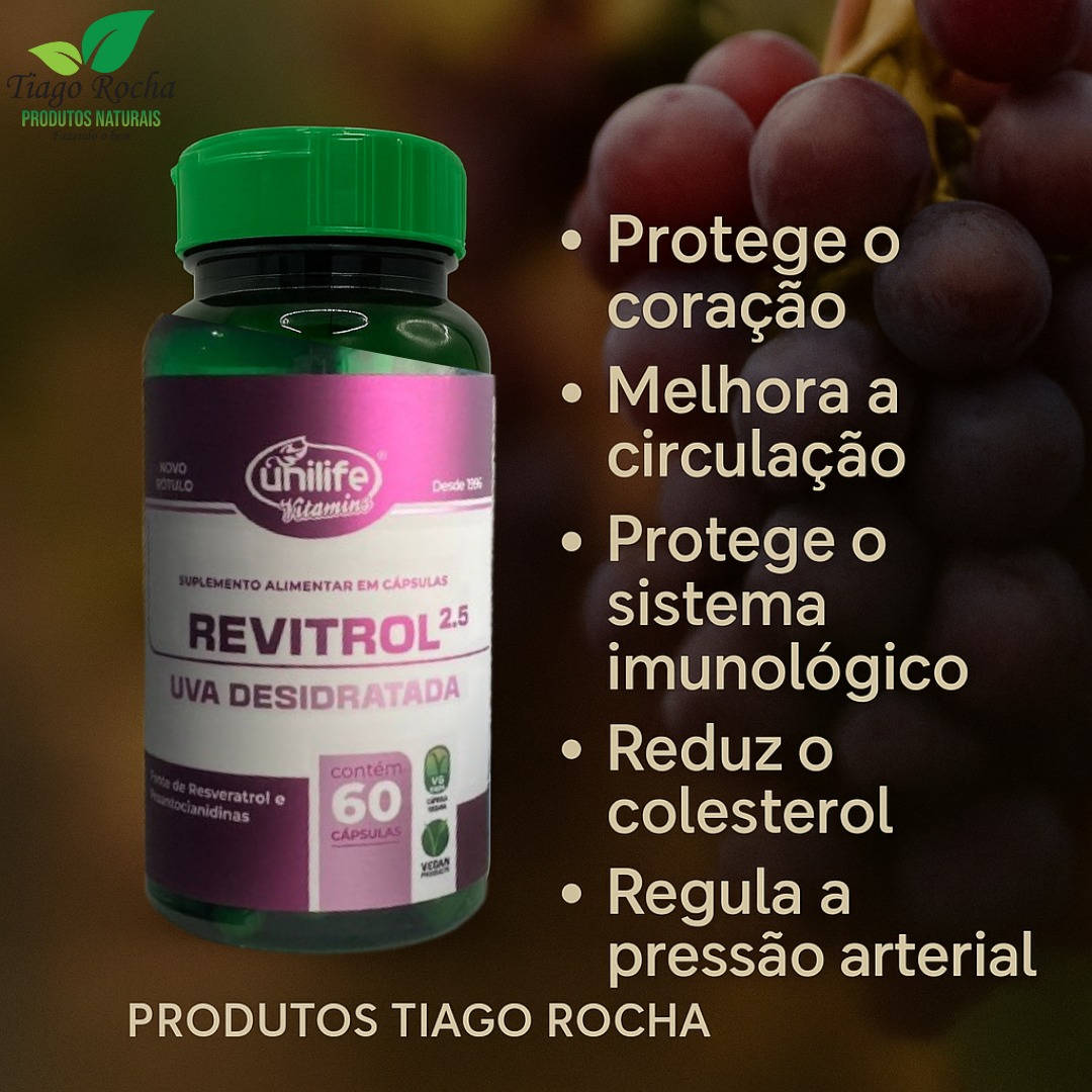 Revitrol RESVERATROL 60 Cápsulas - Imagem 4