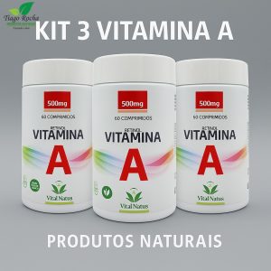 kit3 Vitamina A 60 Comprimidos cada