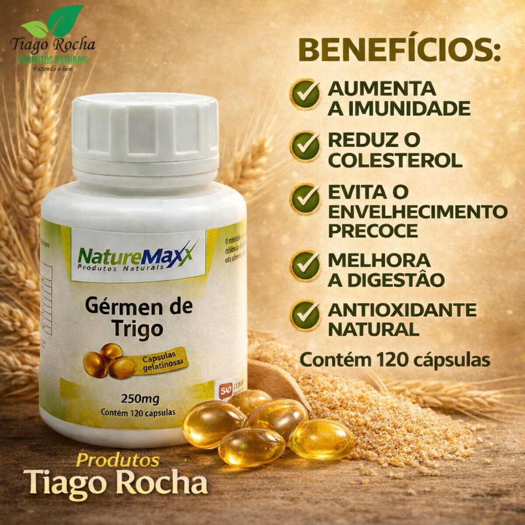 Óleo Germe Trigo 250mg 60 Caps