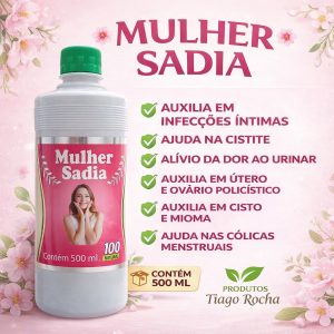Mulher Sadia 500ML Cólicas cistos e miomas