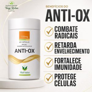 ANTI-OX  Antioxidante 150mg 60cáps. Softgel