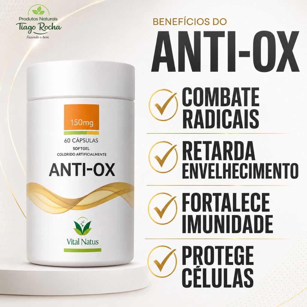 ANTI-OX Antioxidante 150mg 60cáps. Softgel