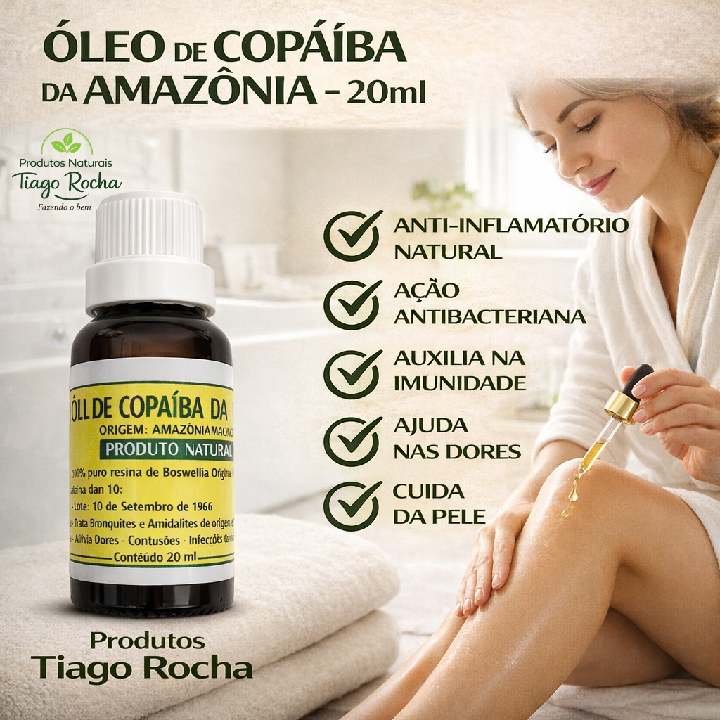 Óleo de Copaíba da Amazônia 20ml