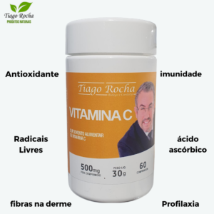 Vitamina C Tiago Rocha 100mg 60 Comprimidos