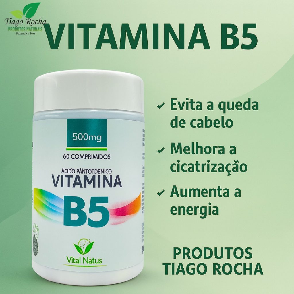 Kit3 Ácido Pantotênico Vitamina B5 evita cabelos brancos - Produtos ...