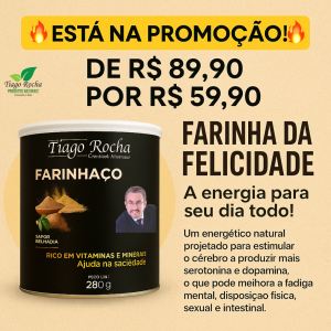 Farinhaço 280g "Farinha da Felicidade" saúde mental e física