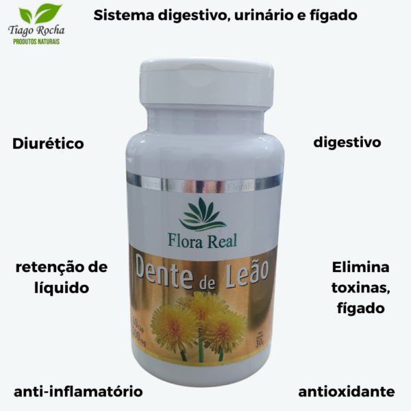 Dente de Leão 60 Cápsulas 500mg