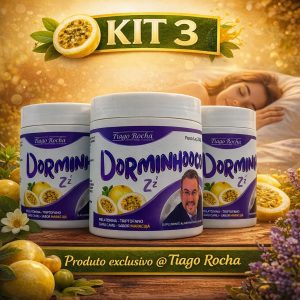 kit3 potes pó para dormir DORMINHOOCO brinde revista depressão