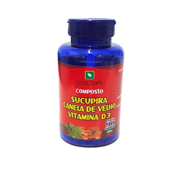 anti-inflamatório Sucupira, D3, Canela de Velho para artrose, artrite, reumatismo, dores nas costas, dores no joelho e dores nas articulações em geral.