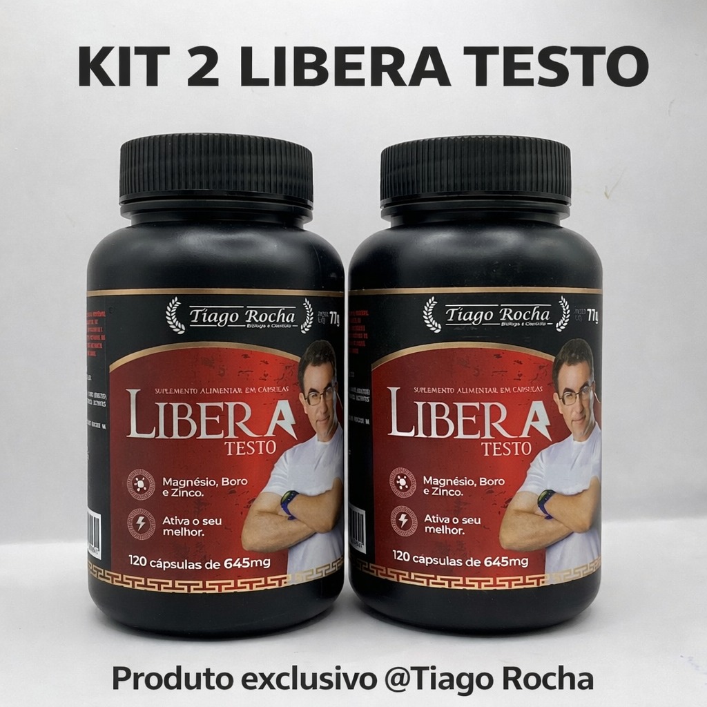 kit2 LIBERAtesto Tiago Rocha libera a testosterona - Imagem 7