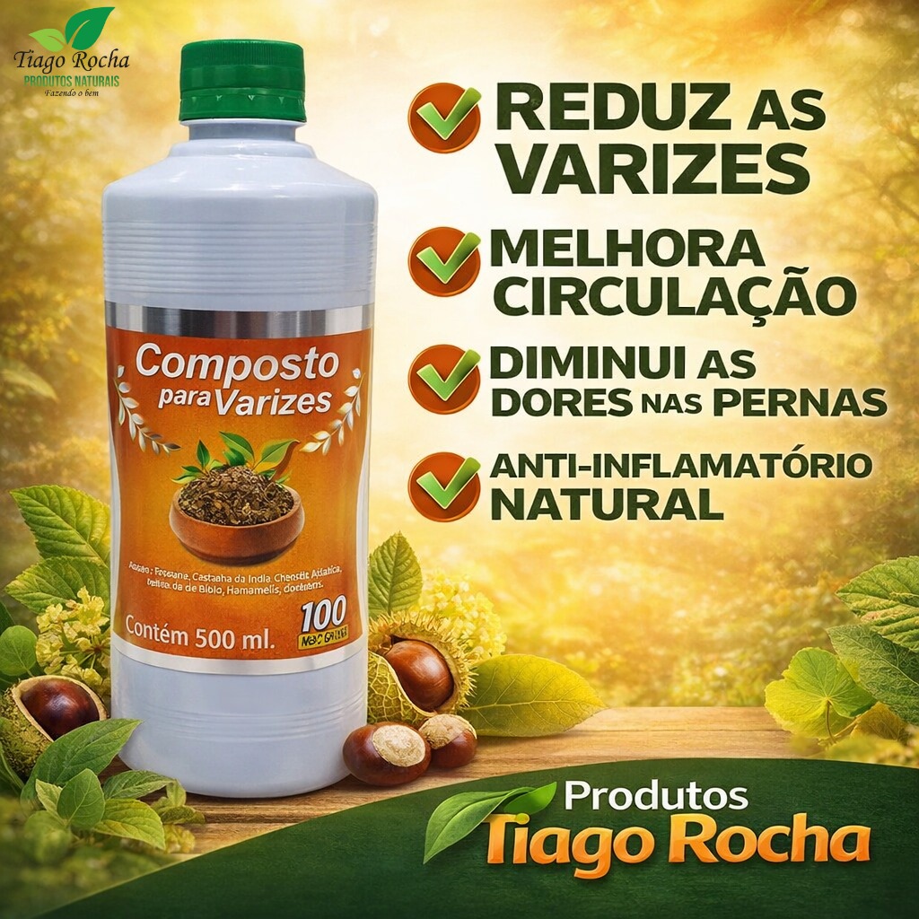 Composto Líquido Circulatório Varizes 500ml