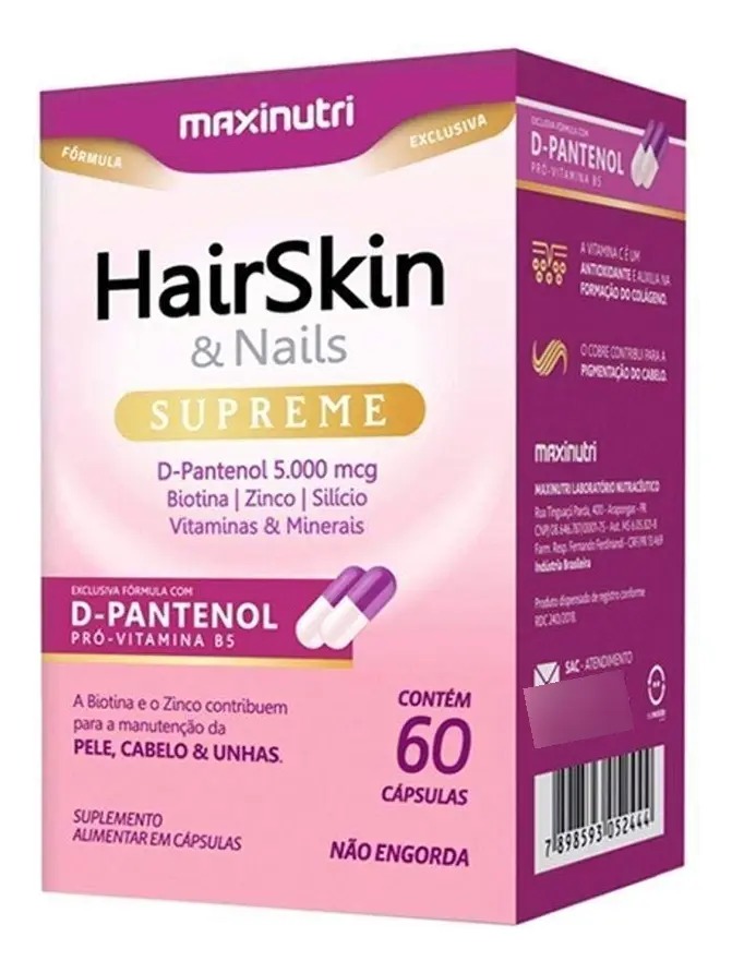 Cabelo Pele Unhas DPantenol - Imagem 4
