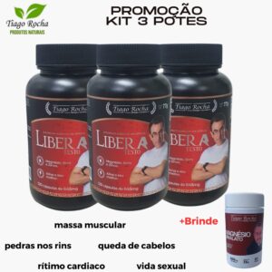 kit3 LIBERAtesto Tiago Rocha Libera a Testosterona