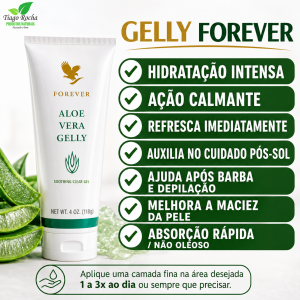 Aloe Vera Gelly Saúde da Pele