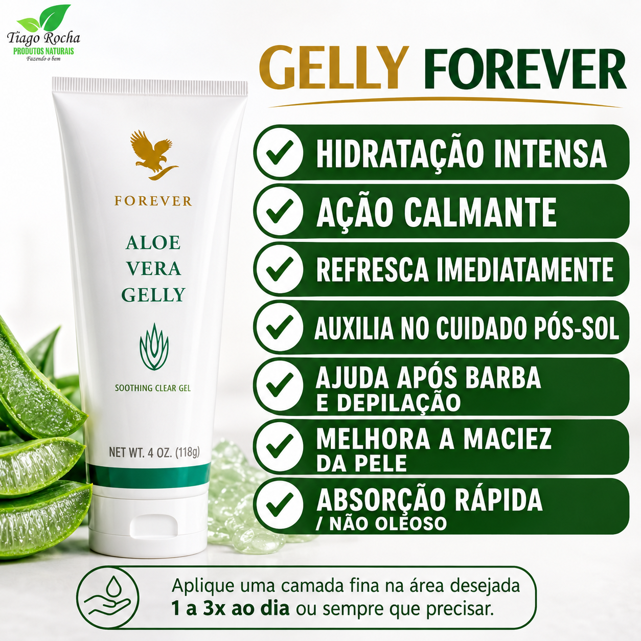 Aloe Vera Gelly Saúde da Pele