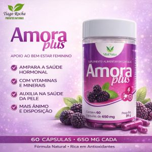 Amora Miura com Cisteina Minerais e Vitaminas