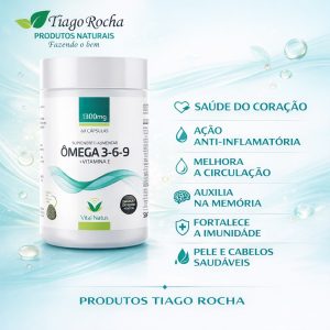 Ômega 3 6 9 com 1300mg vital