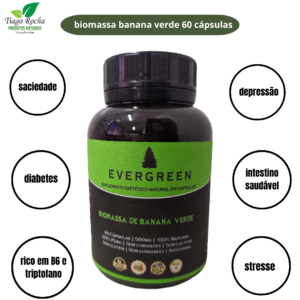 Anti Depressivo Biomassa Banana 60 cápsulas