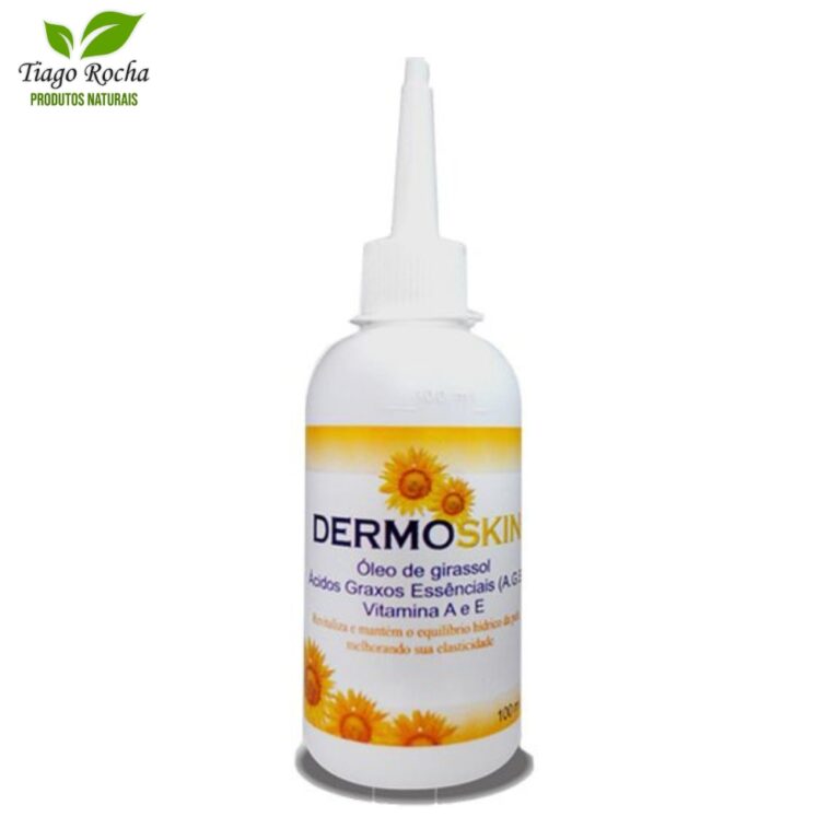 Óleo Cicatrizante de Girassol dermoskin - Produtos Naturais Tiago Rocha