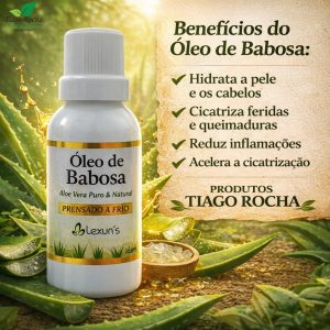 Óleo de Babosa puro prensado a frio 30ml