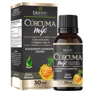 Cúrcuma Mix (Cúrcuma com Colágeno Tipo 2 em gotas) 30ml Descrição Do Produto