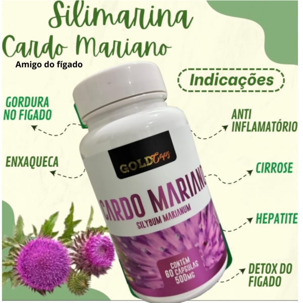 Cardo Santo Mariano Fígado 60 cápsulas