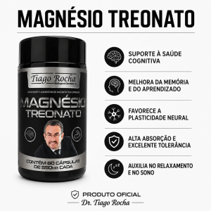 Magnésio Treonato 1100mg dose diária