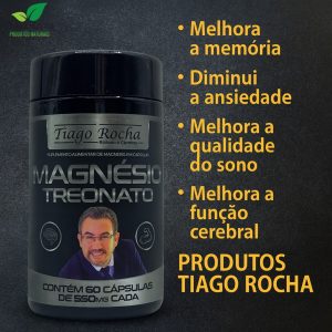 Magnésio Treonato 1100mg dose diária