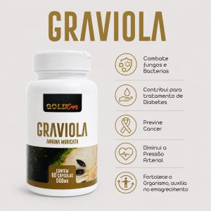 Rainha Graviola 60 cápsulas