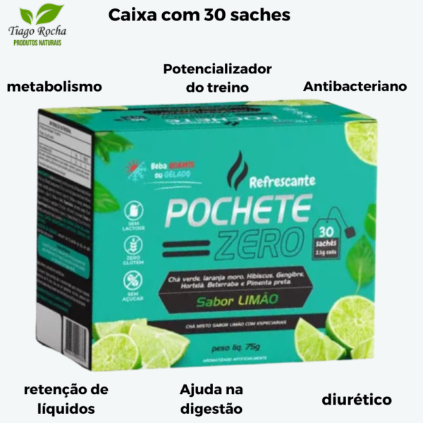 Chá emagrecedor Dietético Pochete Zero 30 saches