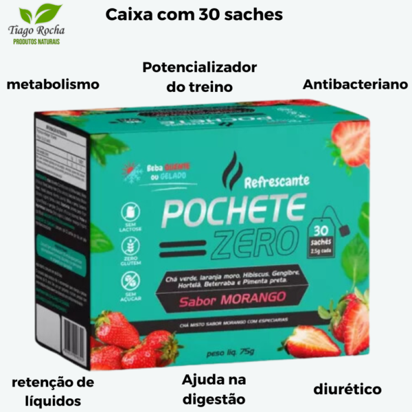 Chá emagrecedor Dietético Pochete Zero 30 saches