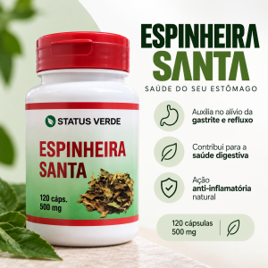 Espinheira Santa 500mg 120 cáps