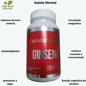 Ginseng 60 cápsulas circulação mental