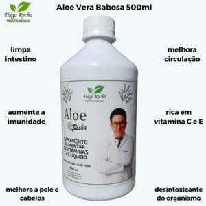 Suco Babosa Aloe Vera Gel Tiago Rocha 500ml