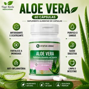 Aloe Vera 60 cápsulas Babosa