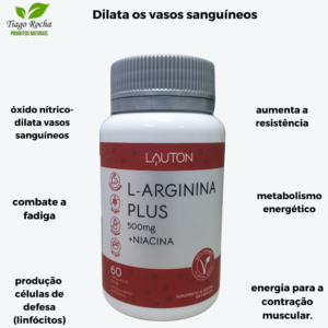 Vasodilador L-Arginina Plus +niacina