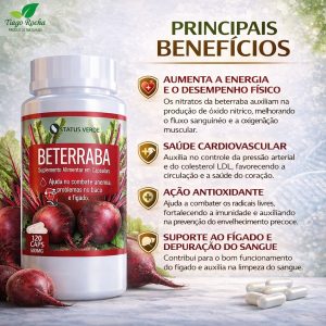 Beterraba 60 cápsulas 500mg