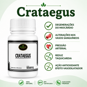 Crataegus 500Mg 60 Cápsulas coração
