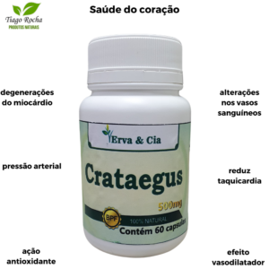 Crataegus 500Mg 60 Cápsulas coração