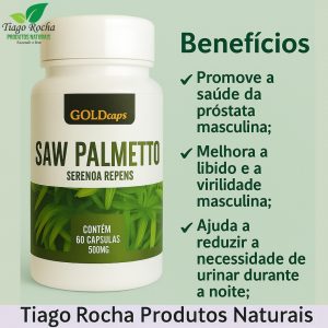 Saw Palmetto 60 cápsulas próstata Urina