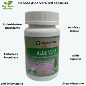 Aloe Vera 120 cápsulas Babosa