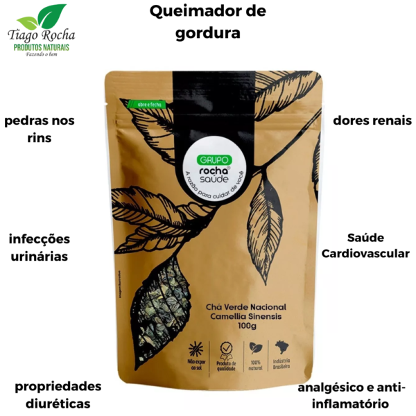 Queimador de Gordura Chá Verde 100g