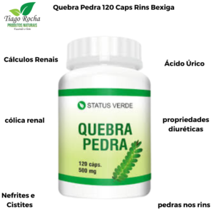 Quebra Pedra 120 Caps Rins Bexiga